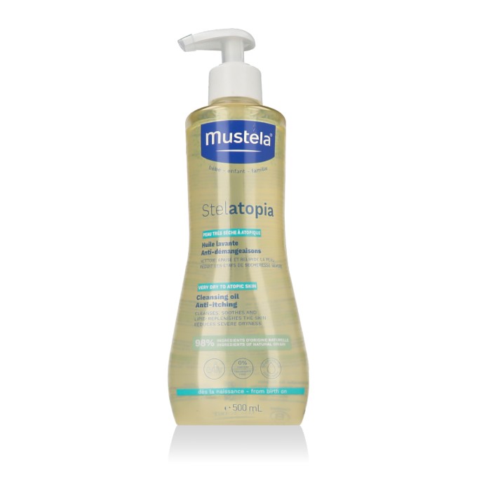 Mustela Bébé Stelatopia Cleansing Oil Anti-itching 500 ml