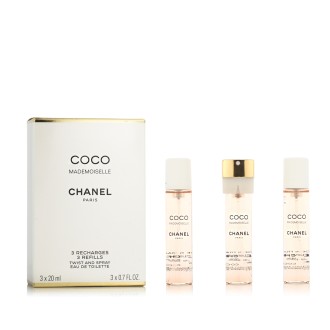 Chanel Coco Mademoiselle EDT Refill with spray 20 ml + EDT Refill 2 x 20 ml moterims