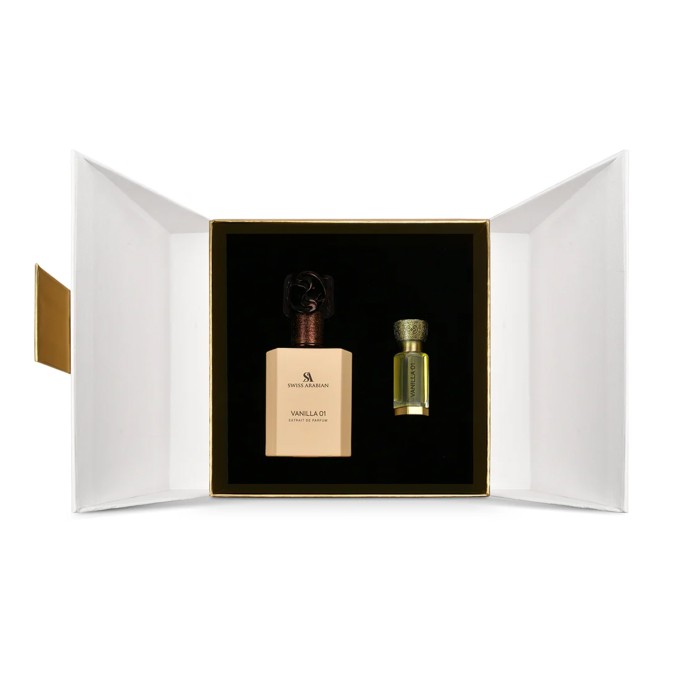 Swiss Arabian Vanilla 01 Extrait de Parfum 50 ml + Perfumed Oil 12 ml moterims