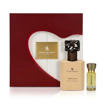 Swiss Arabian Vanilla 01 Extrait de Parfum 50 ml + Perfumed Oil 12 ml moterims