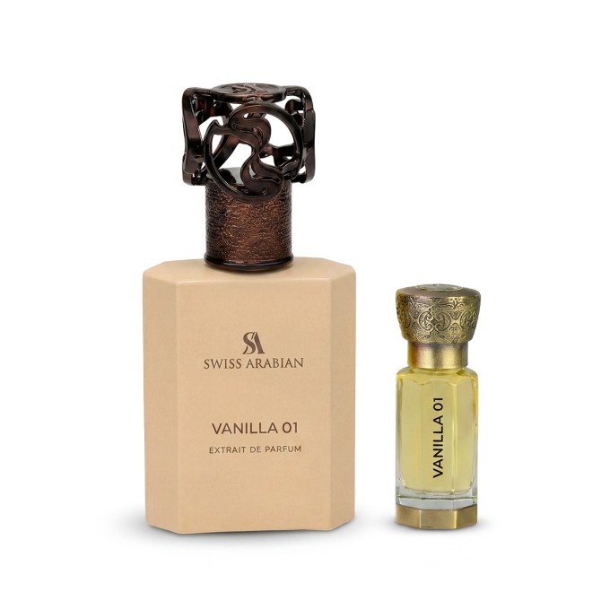 Swiss Arabian Vanilla 01 Extrait de Parfum 50 ml + Perfumed Oil 12 ml moterims