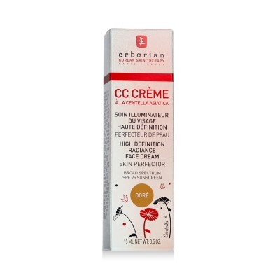 Erborian CC Crème Hight Definition Radiance Face Cream SPF 25 (Doré) 15 ml