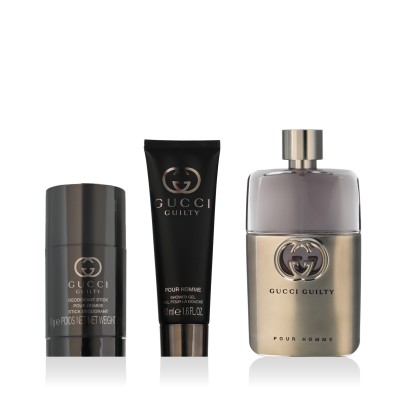 Gucci Guilty Pour Homme EDT 90 ml + DST 75 ml + SG 50 ml vyrams