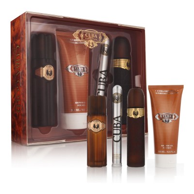 Cuba Gold EDT 100 ml + EDT 35 ml + AS 100 ml + SG 200 ml vyrams