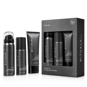 Rituals Homme antiperspirant 50 ml + Shower Foam 50 ml + Face Peeling 70 ml kvepalai vyrams