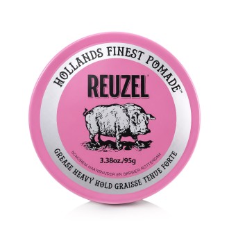 REUZEL Styling Pink Pomade Grease Heavy Hold 95 g