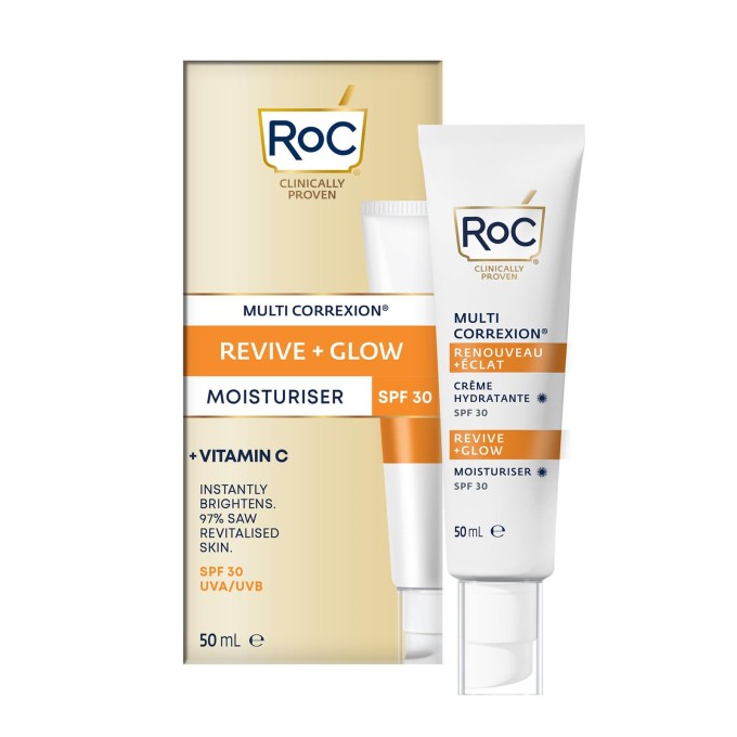 RoC Multi Correxion Revive + Glow Moisturiser SPF 30 50 ml