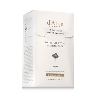d'Alba Waterfull Vegan Sleeping Pack 12 x 4 ml