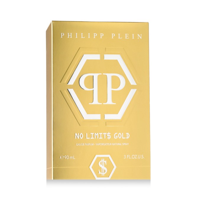Philipp Plein No Limit$ Gold Eau De Parfum 90 ml kvepalai vyrams