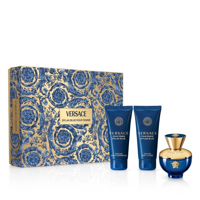 Versace Pour Femme Dylan Blue EDP 50 ml + SG 50 ml + BL 50 ml moterims