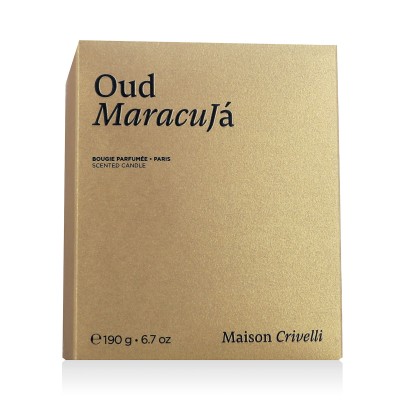 Maison Crivelli Oud Maracujá Scented candle 190 g (unisex)