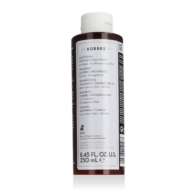 Korres Almond And Linseed Shampoo 250 ml