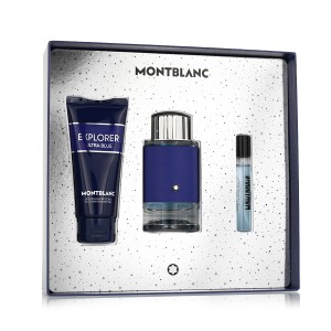 Montblanc Explorer Ultra Blue EDP 100 ml + EDP MINI 7,5 ml + SG for Body & Hair 100 ml (man)