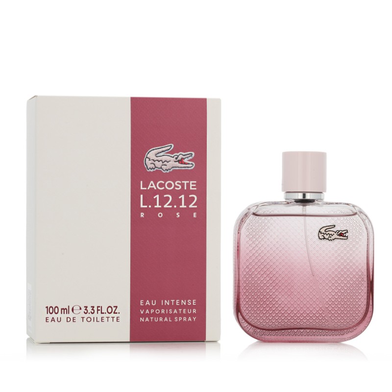Lacoste L.12.12 Rose Eau Intense Eau De Toilette 100 ml kvepalai moterims