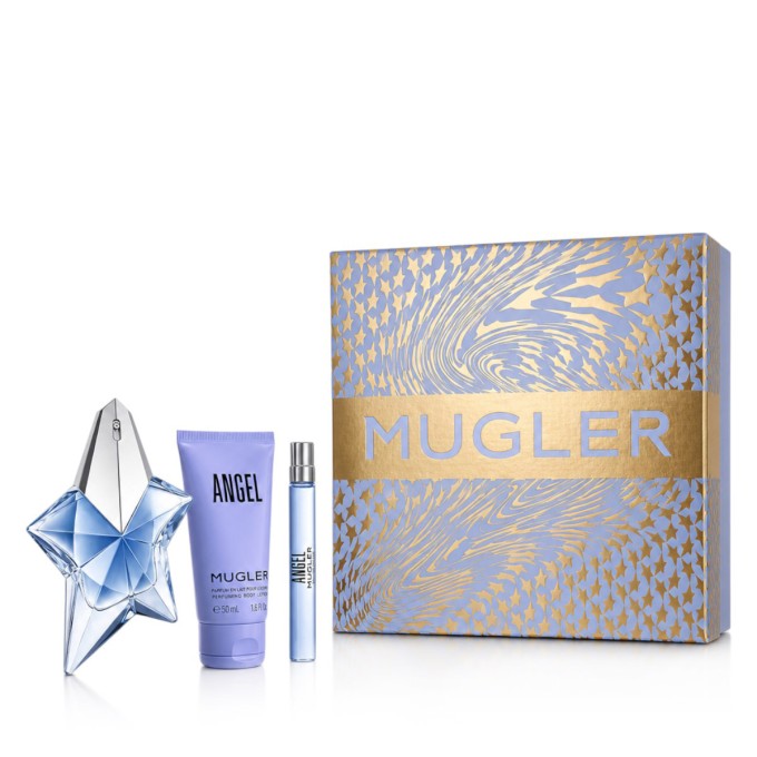 Mugler Angel EDP Refillable 50 ml + EDP Refillable Miniature 10 ml + BL 50 ml  moterims