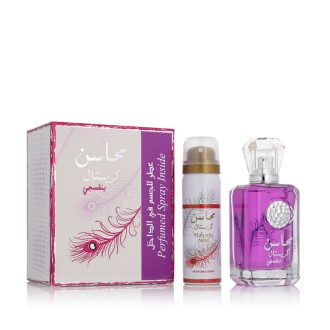 Lattafa Mahasin Crystal Violet EDP 100 ml + DEO VAPO 75 ml moterims
