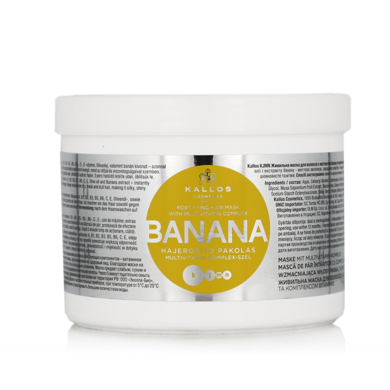 Kallos Banana Fortifying Hair Mask 500 ml