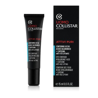 Collistar Uomo Attivi Puri Eye Contour Hyaluronic Acid + Caffeine Anti-Age Lifting 15 ml 2