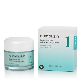 Numbuzin No.1 Pantothenic B5 Active Soothing Cream 80 ml