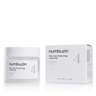 Numbuzin No.4 Pore Zero Peeled Egg Toner Pad 190 ml