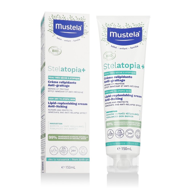 Mustela Bébé Stelatopia Lipid-Replenishing Cream Anti-Itching 150 ml