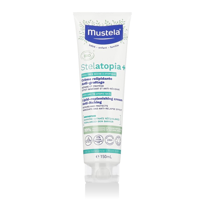 Mustela Bébé Stelatopia Lipid-Replenishing Cream Anti-Itching 150 ml