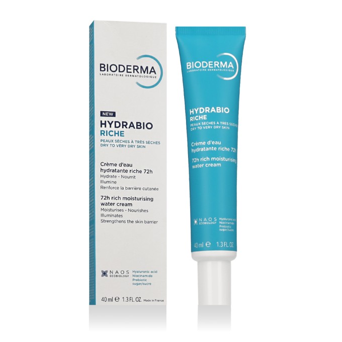 Bioderma Hydrabio Riche 72h Rich Moisturising Water Cream 40 ml