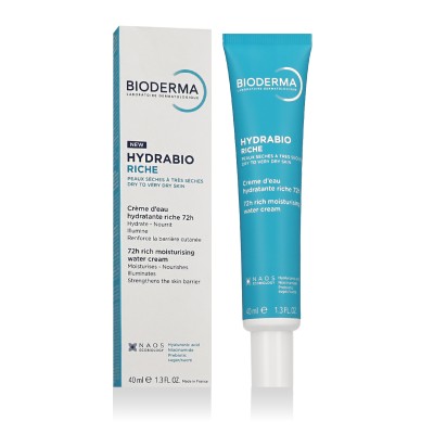 Bioderma Hydrabio Riche 72h Rich Moisturising Water Cream 40 ml