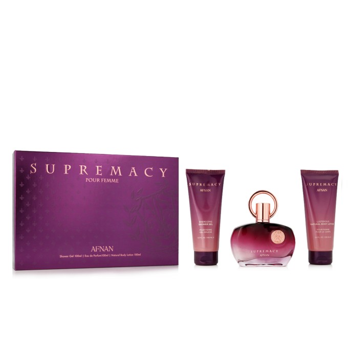 Afnan Supremacy Purple EDP 100 ml + SG 100 ml + BL 100 ml moterims