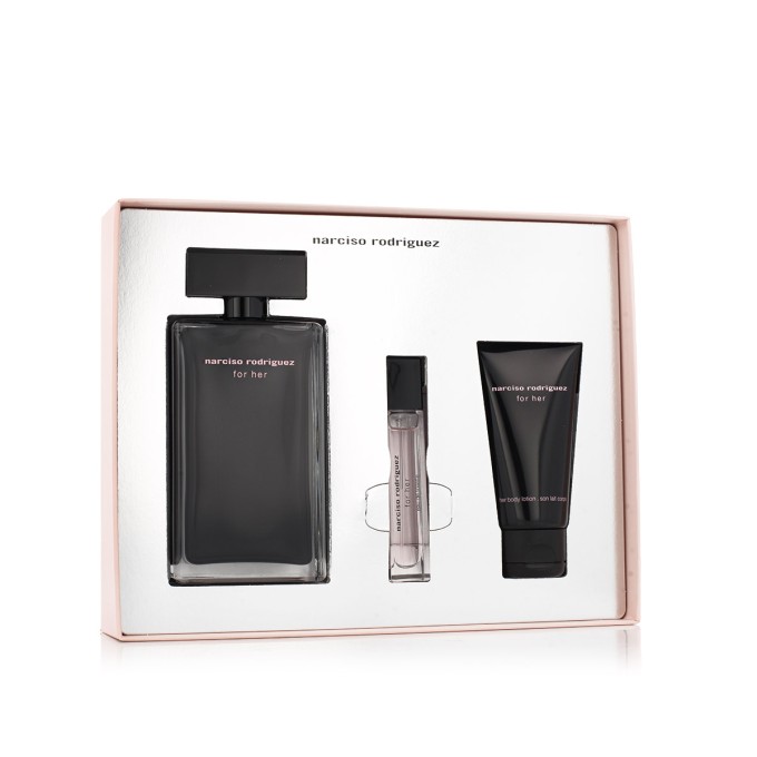 Narciso Rodriguez For Her EDT 100 ml + EDT MINI 10 ml + BL 50 ml moterims