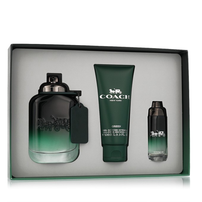 Coach Green EDT 100 ml + EDT MINI 15 ml + SG for Body & Hair 100 ml vyrams