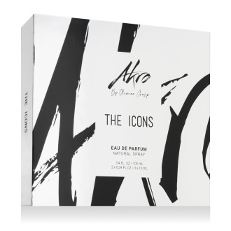 Akro The Icons Bake EDP 100 ml + 2 x EDP MINI 10 ml + Extrait de Parfum MINI 10 ml UNISEX