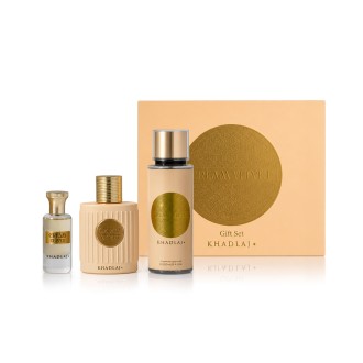 Khadlaj Cream Velvet Gift Set 2