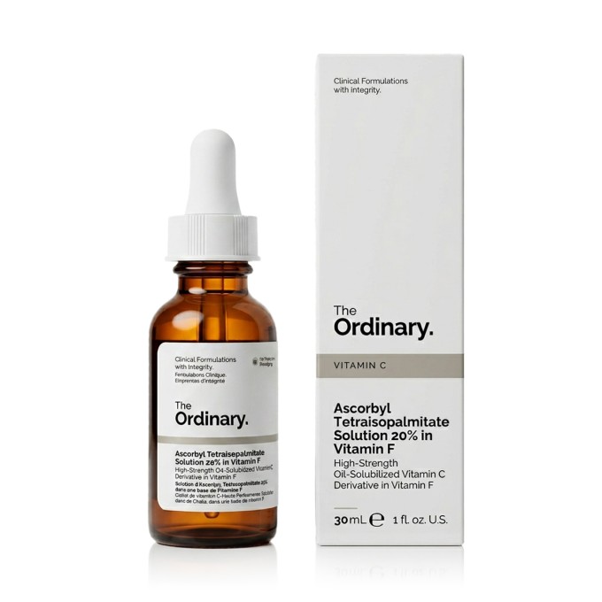 The Ordinary Ascorbyl Tetraisopalmitate Solution 20% In Vitamin F 30 ml