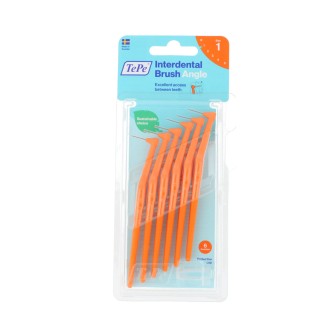TePe Angle Interdental Brushes 1 Orange (0,45 mm) 6 pcs