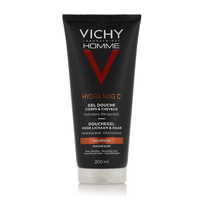 Vichy Homme Hydra Mag C Shower Gel Body & Hair 200 ml
