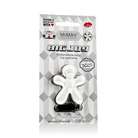 Mr & Mrs Fragrance Big Joy Citrus Wood Car Scent 1 pcs