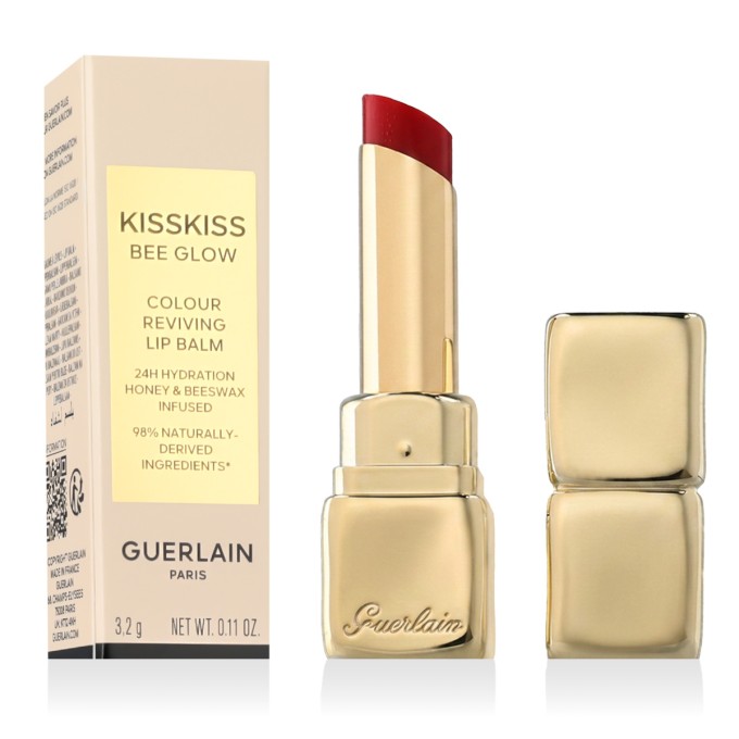 Guerlain Kisskiss Bee Glow Lip Balm (775 Poppy Glow) 3,2 g