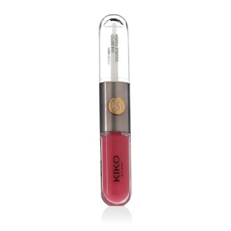 KIKO MILANO Unlimited Double Touch Liquid Lip Colour (111 Satin Pink Camelia) 2 x 3 ml 2