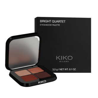 KIKO MILANO Bright Quartet Eyeshadow Palette (03 Burgundy Variations) 3,5 g
