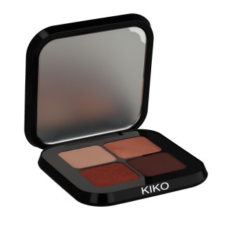 KIKO MILANO Bright Quartet Eyeshadow Palette (03 Burgundy Variations) 3,5 g 2