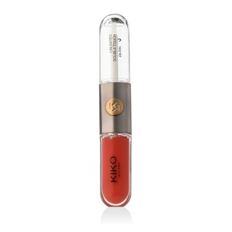 KIKO MILANO Unlimited Double Touch Liquid Lip Colour (113 Satin Coral) 2 x 3 ml 2