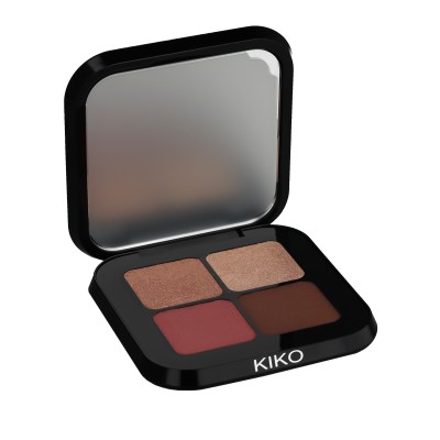KIKO MILANO Bright Quartet Eyeshadow Palette (02 Rosy Mauve Variations) 3,5 g