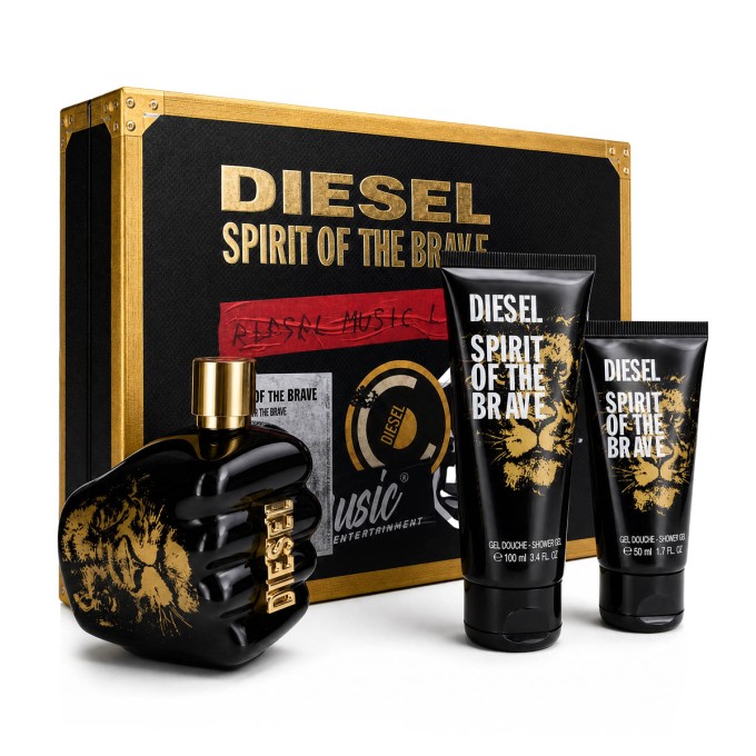 Diesel Spirit of the Brave EDT 125 ml + SG 100 ml + SG 50 ml vyrams