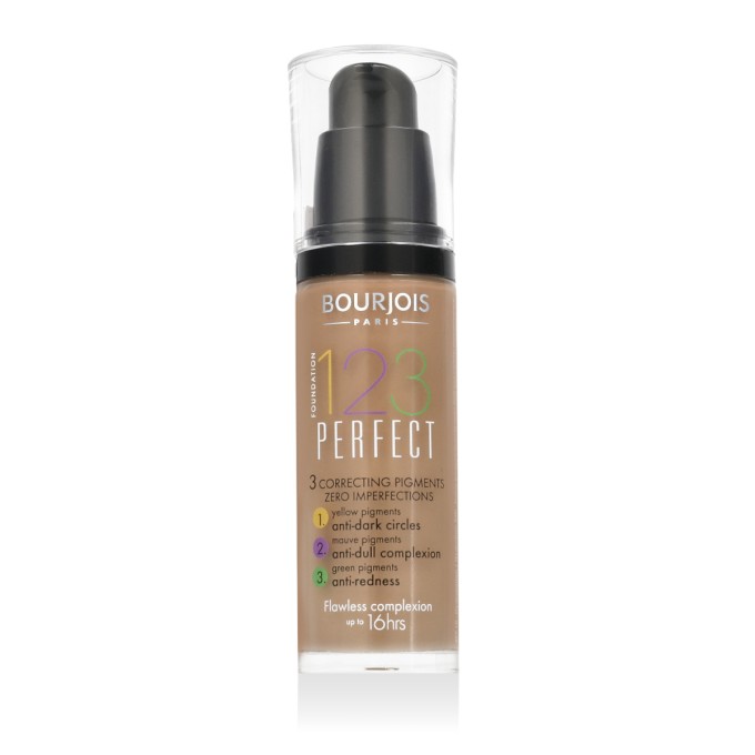 Bourjois Paris 123 Perfect Foundation 16 Hour SPF 10 (54 Beige) 30 ml