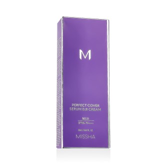 MISSHA M Perfect Cover Serum B.B. Cream SPF 50+ PA++++ (No.21 Light Beige) 20 ml