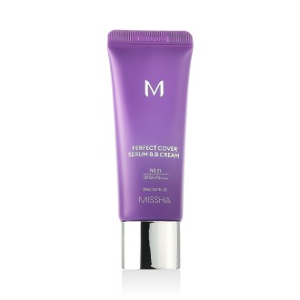 MISSHA M Perfect Cover Serum B.B. Cream SPF 50+ PA++++ (No.21 Light Beige) 20 ml 2