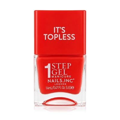 Nails Inc. It s Topless 1 Step Gel Nail Polish (Sofia) 14 ml