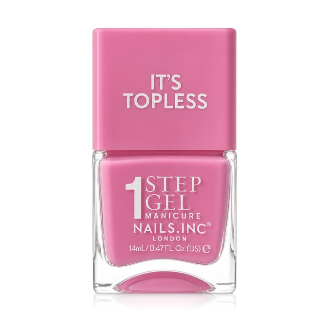 Nails Inc. It s Topless 1 Step Gel Nail Polish (Miley) 14 ml