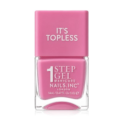 Nails Inc. It s Topless 1 Step Gel Nail Polish (Miley) 14 ml